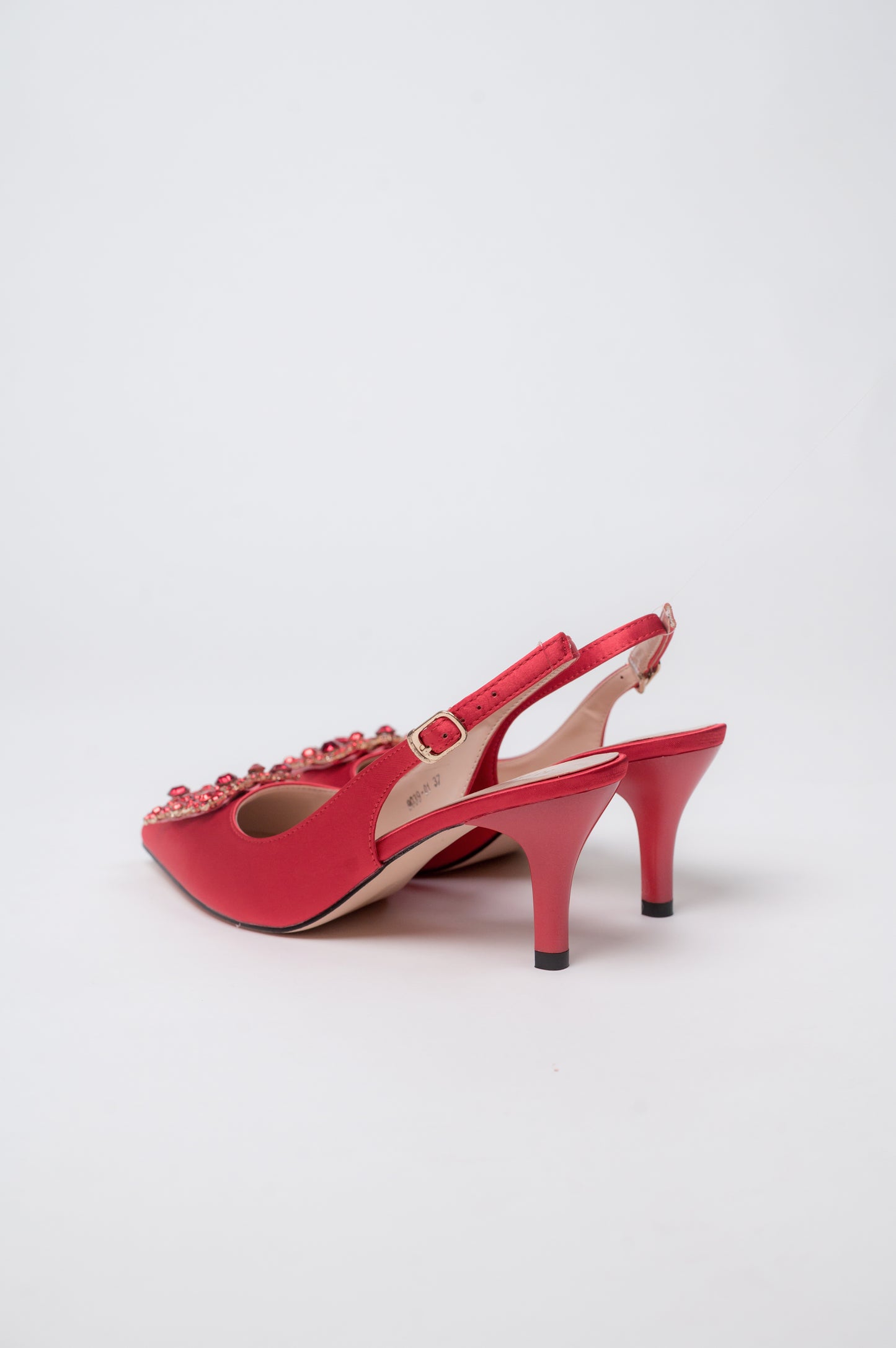 Marquise Pump Heels Red