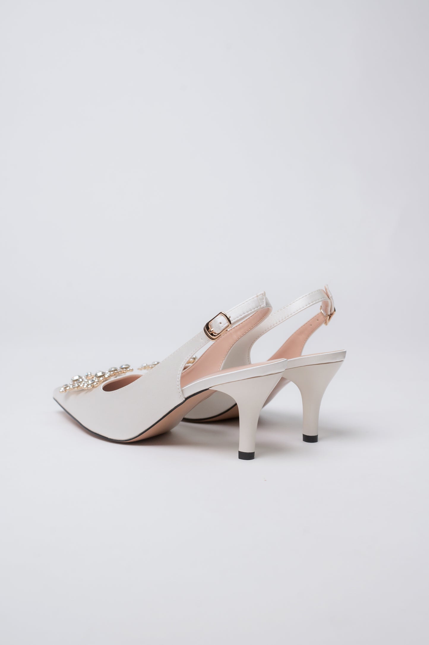 Marquise Pump Heels White