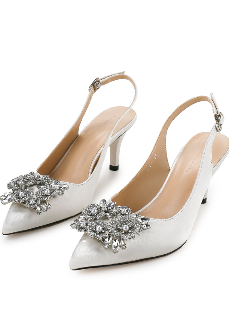 Genna Pump Heels White