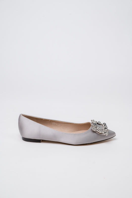 Marquise Flat Shoes Grey