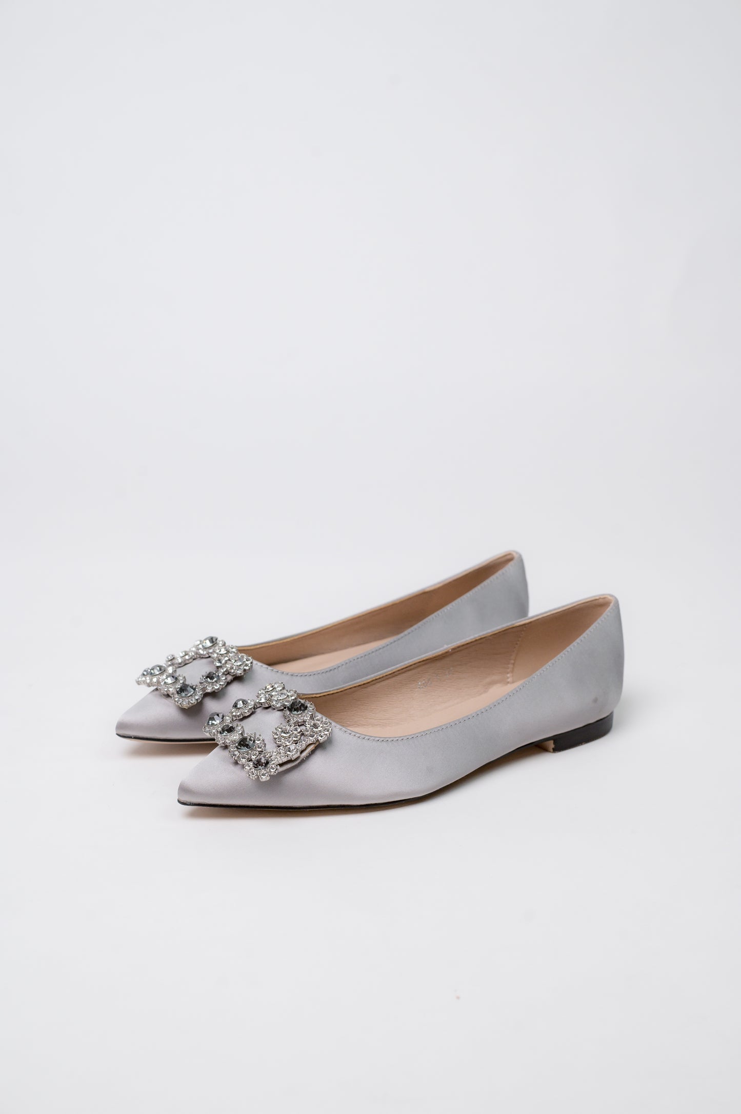 Marquise Flat Shoes Grey