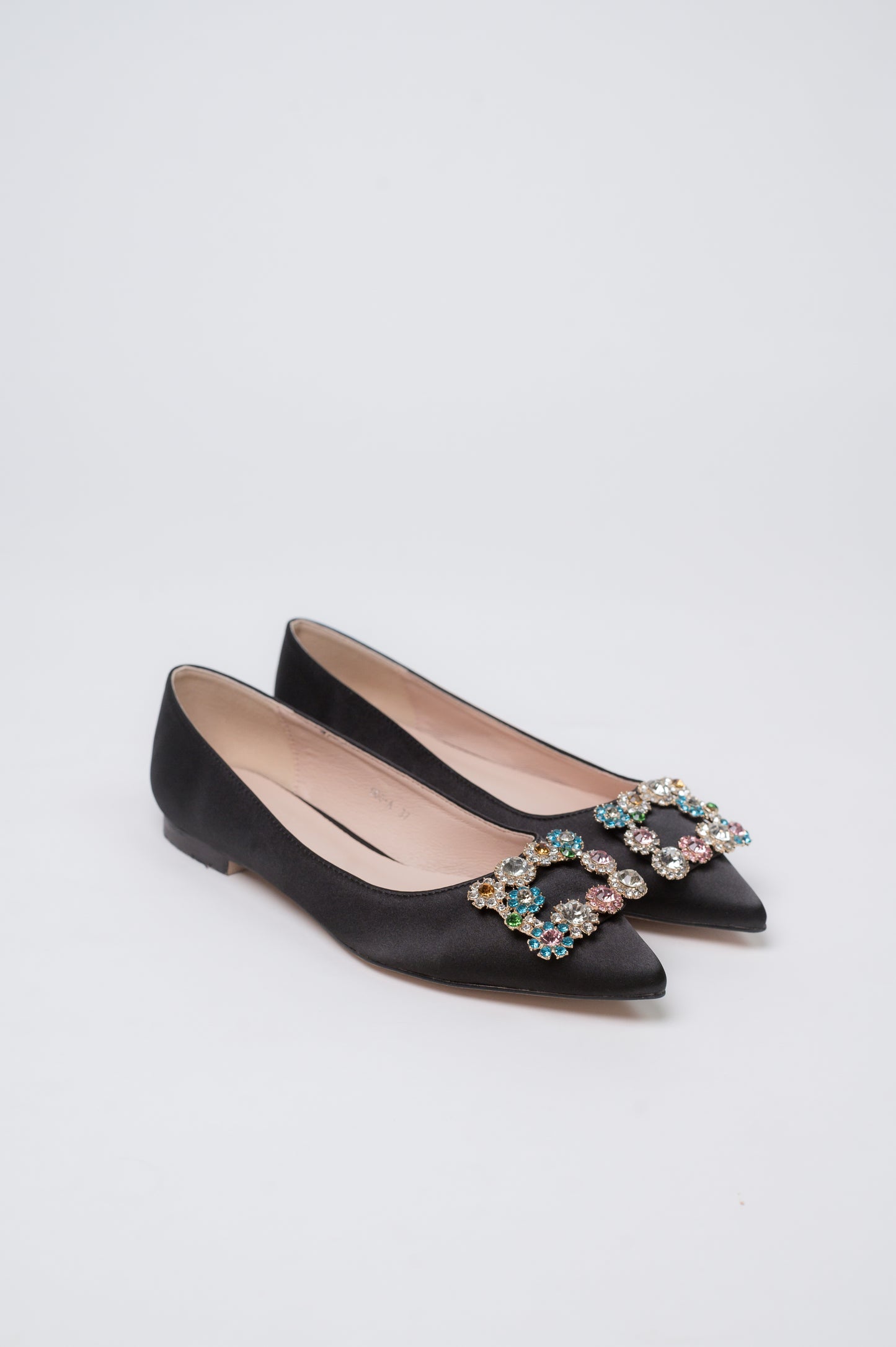 Marquise Flat Shoes Black