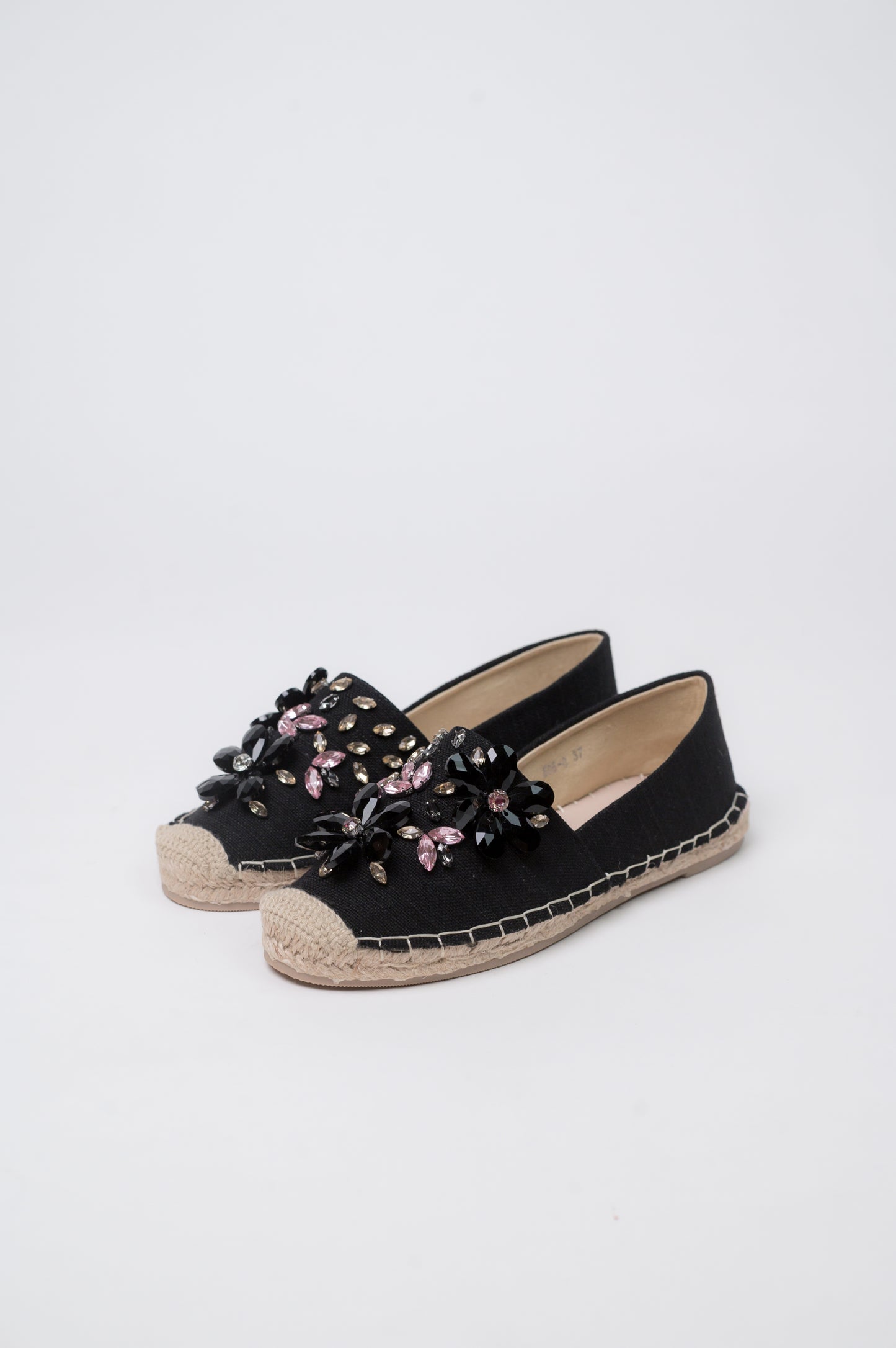 Plum Blossom Espadrilles Swarovski