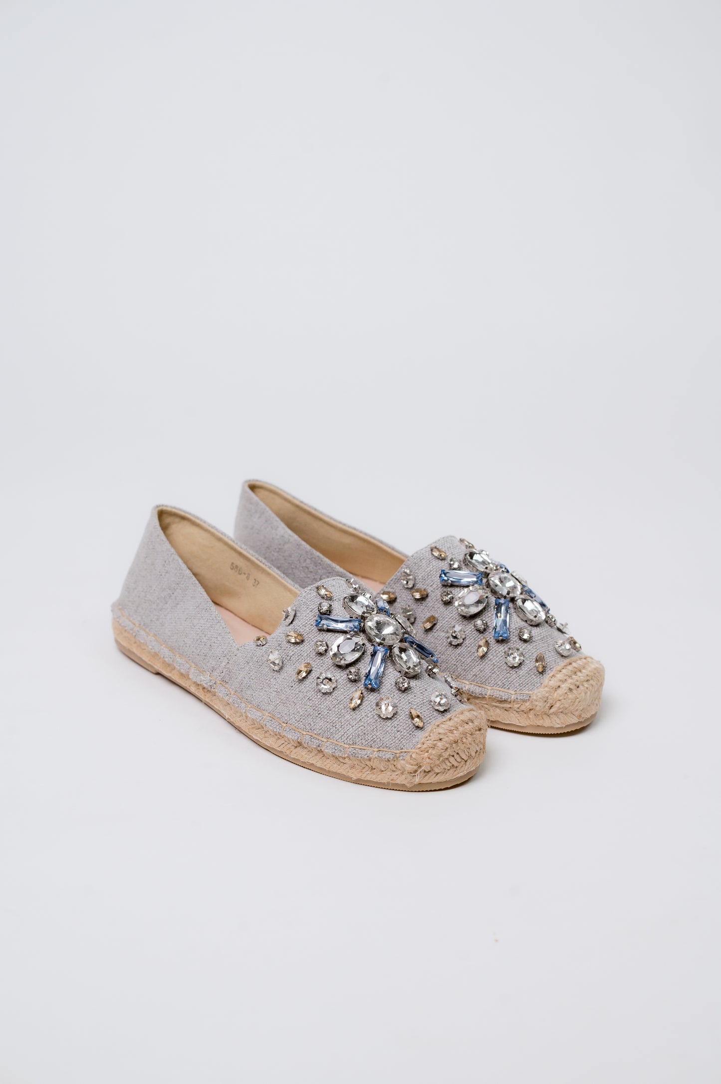 Birkin Espadrilles Swarovski Grey