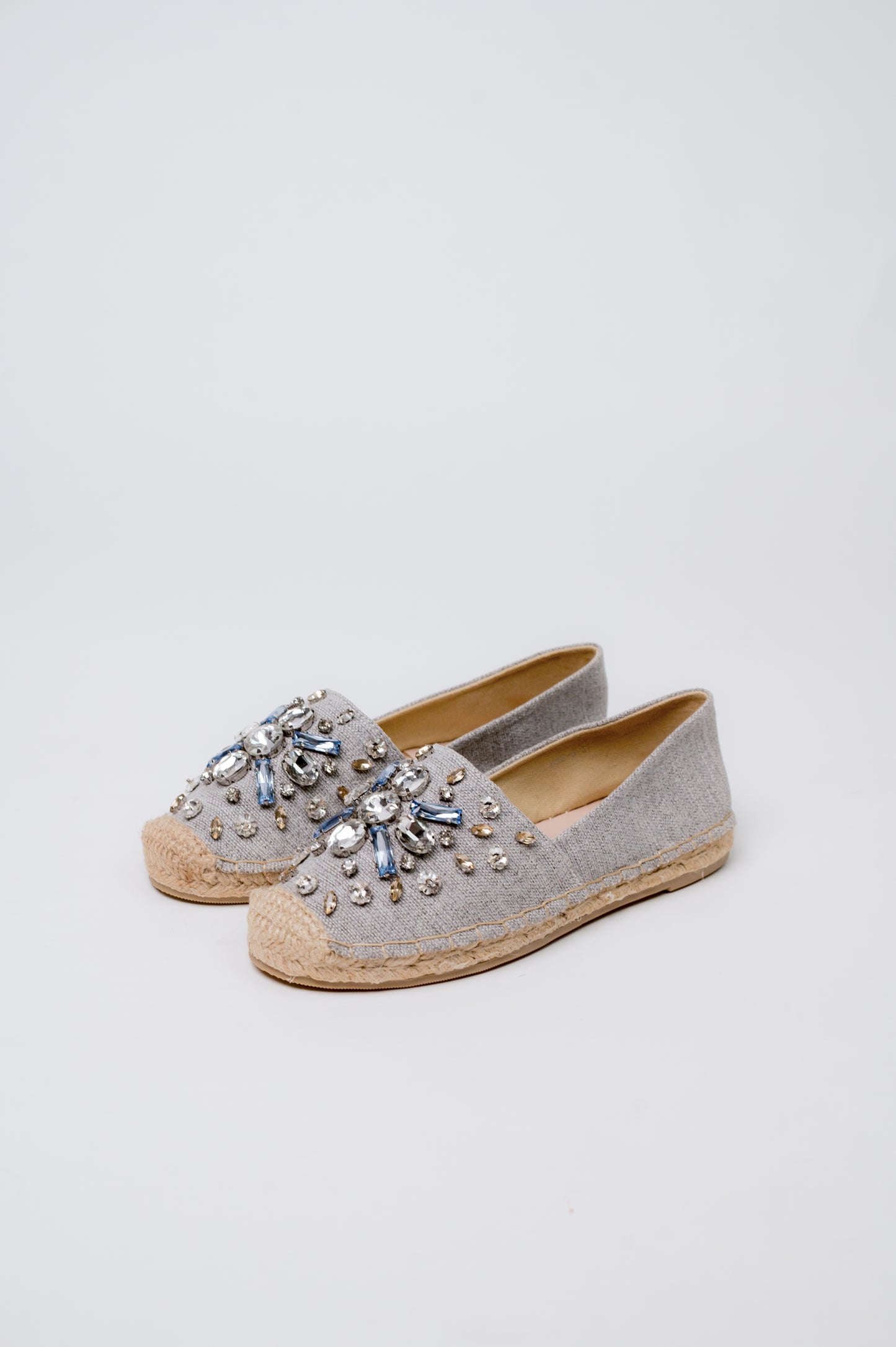 Birkin Espadrilles Swarovski Grey