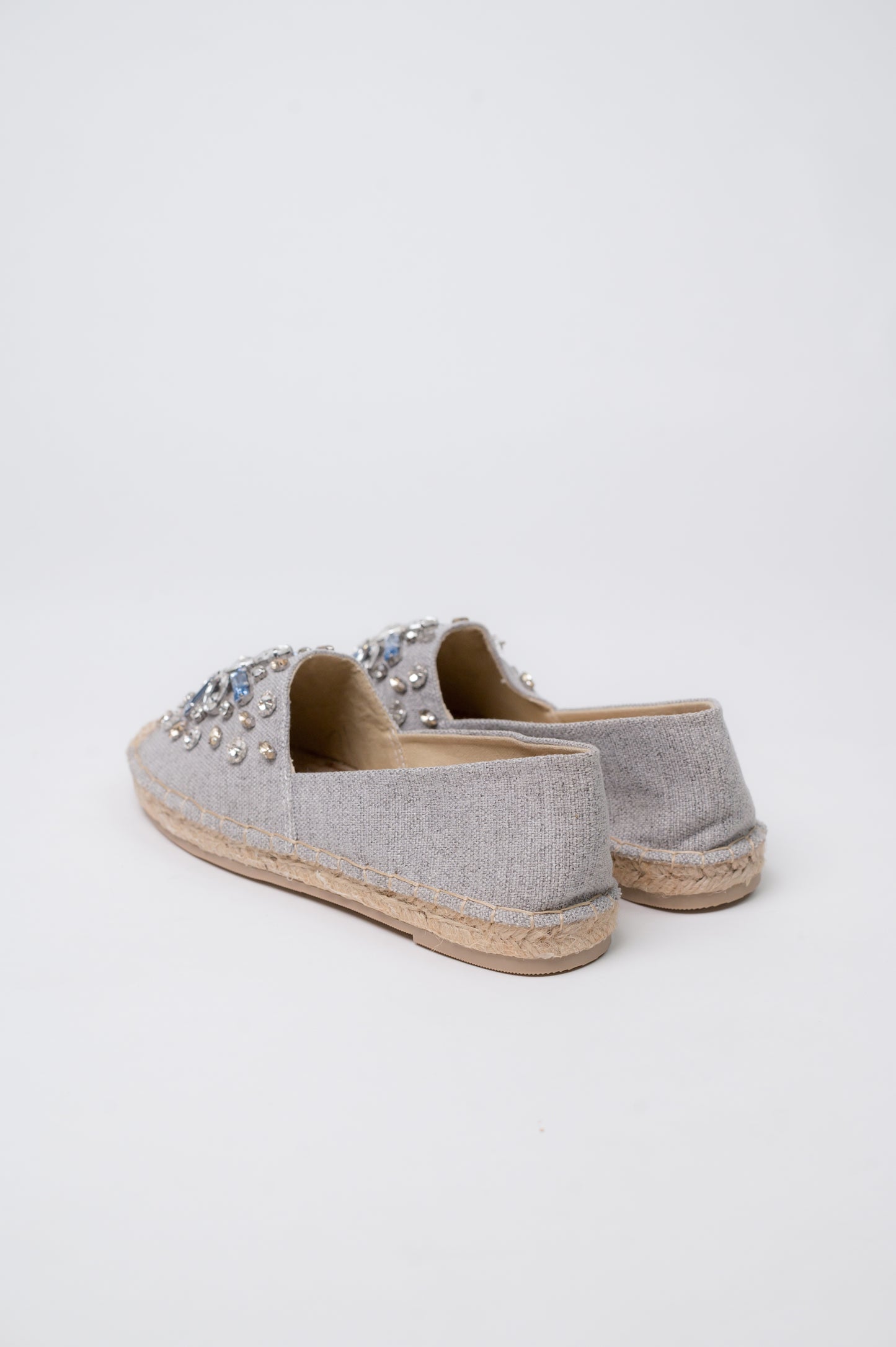 Birkin Espadrilles Swarovski Grey