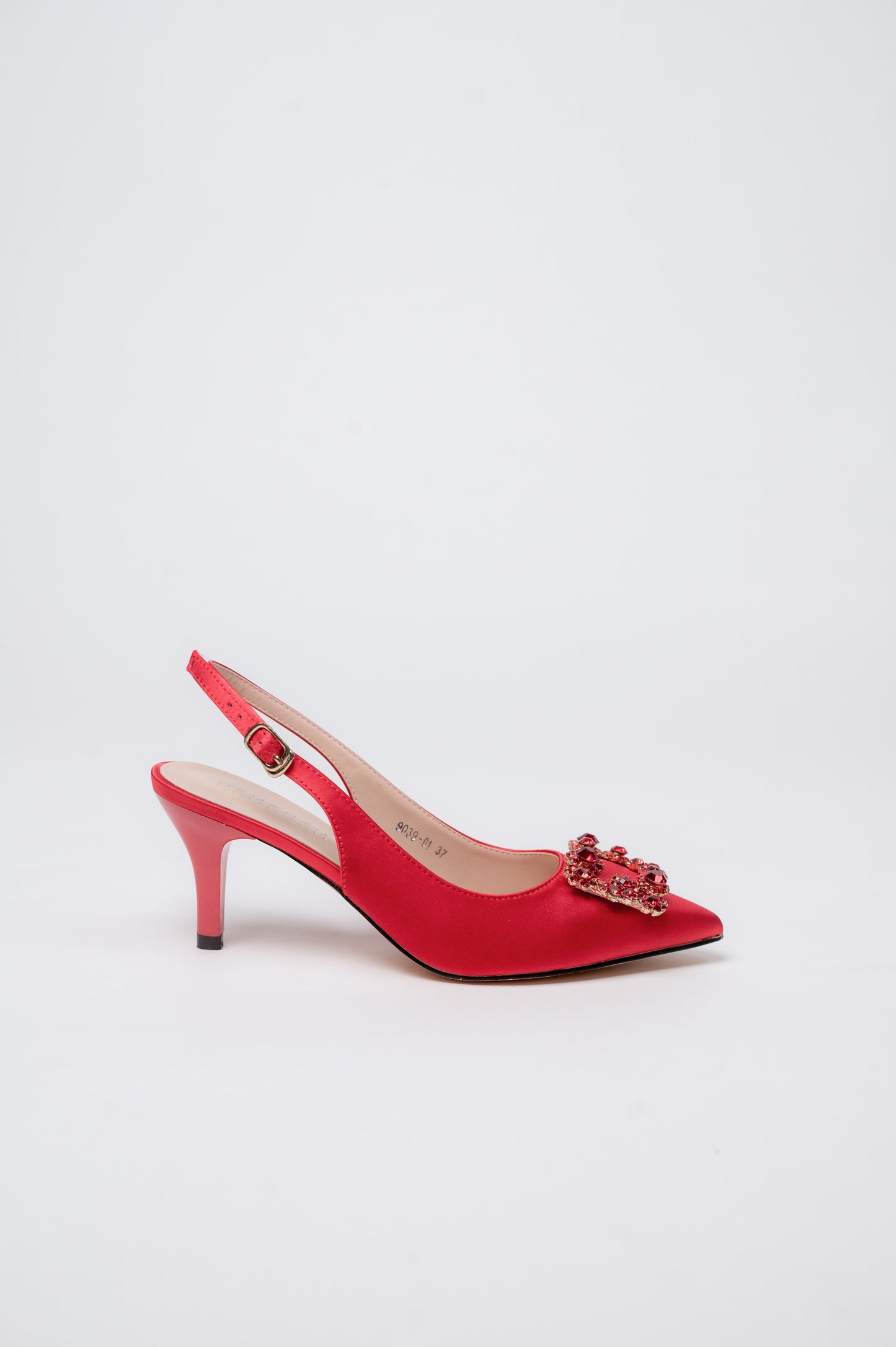 Marquise Pump Heels Red