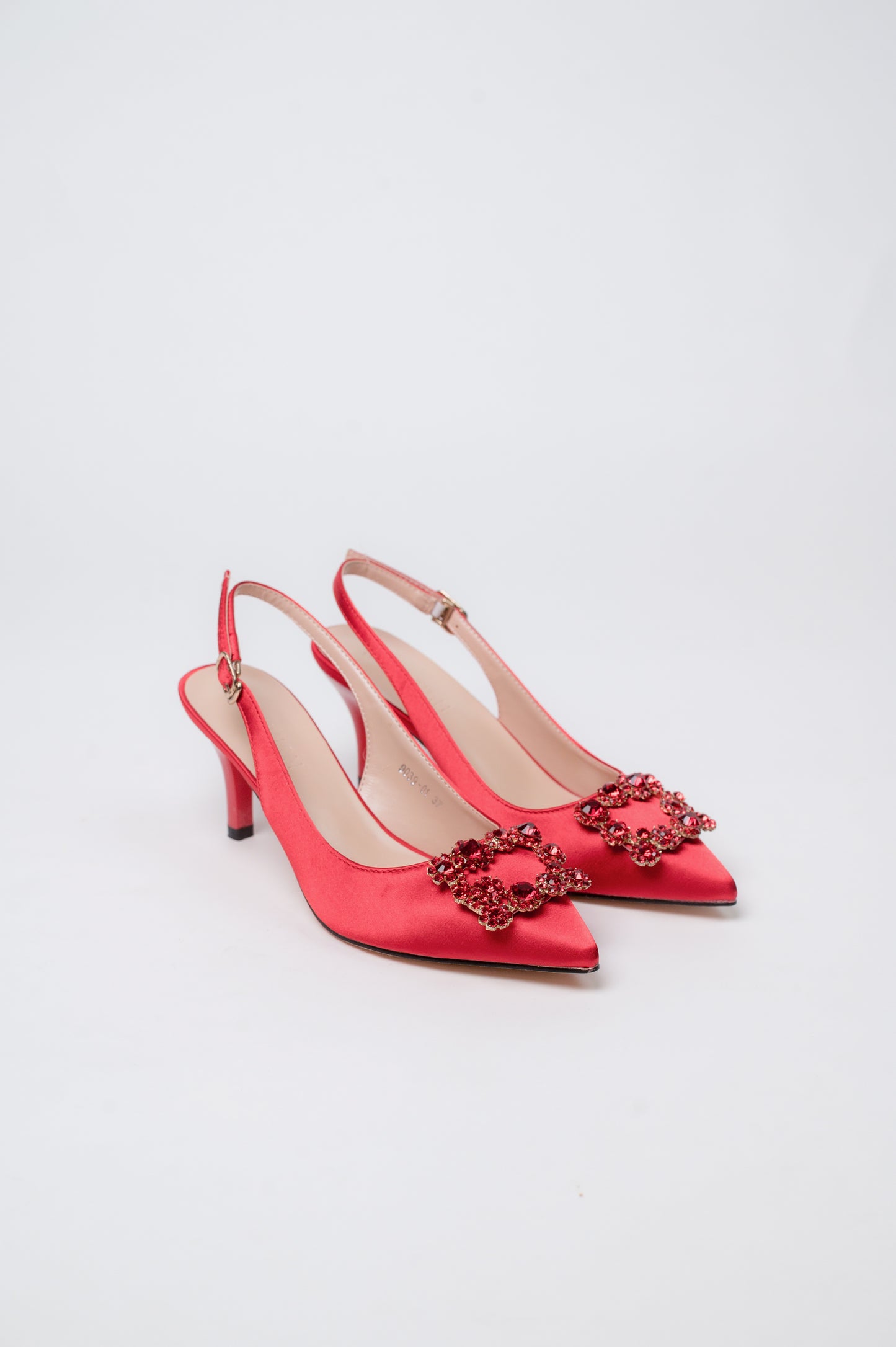 Marquise Pump Heels Red