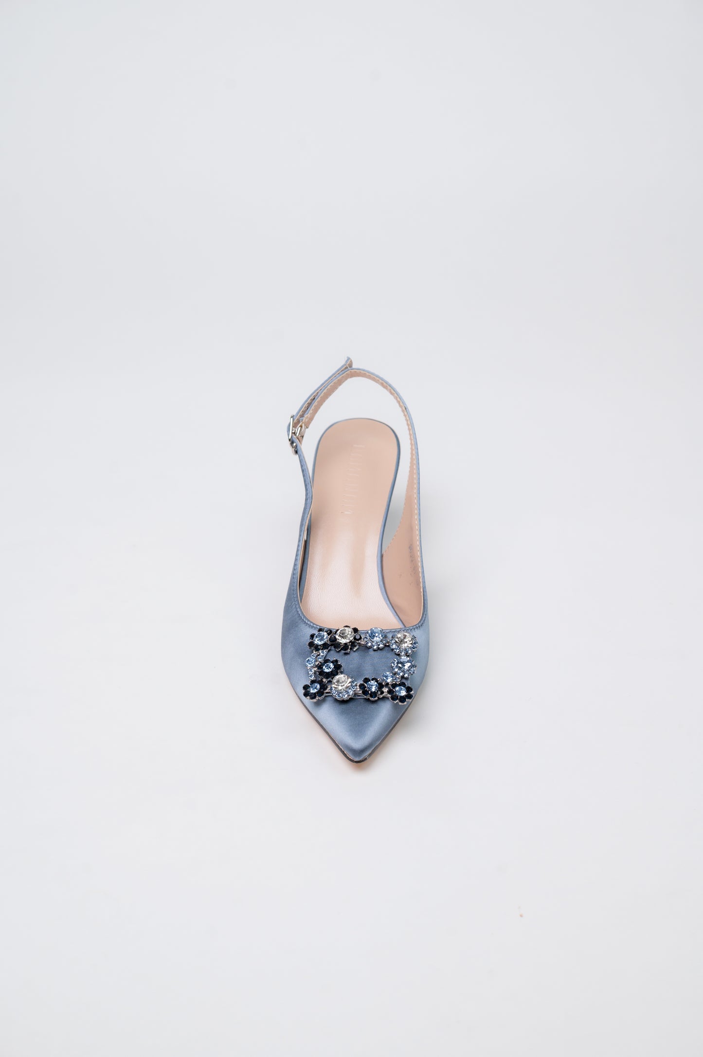Marquise Pump Heels Light Blue
