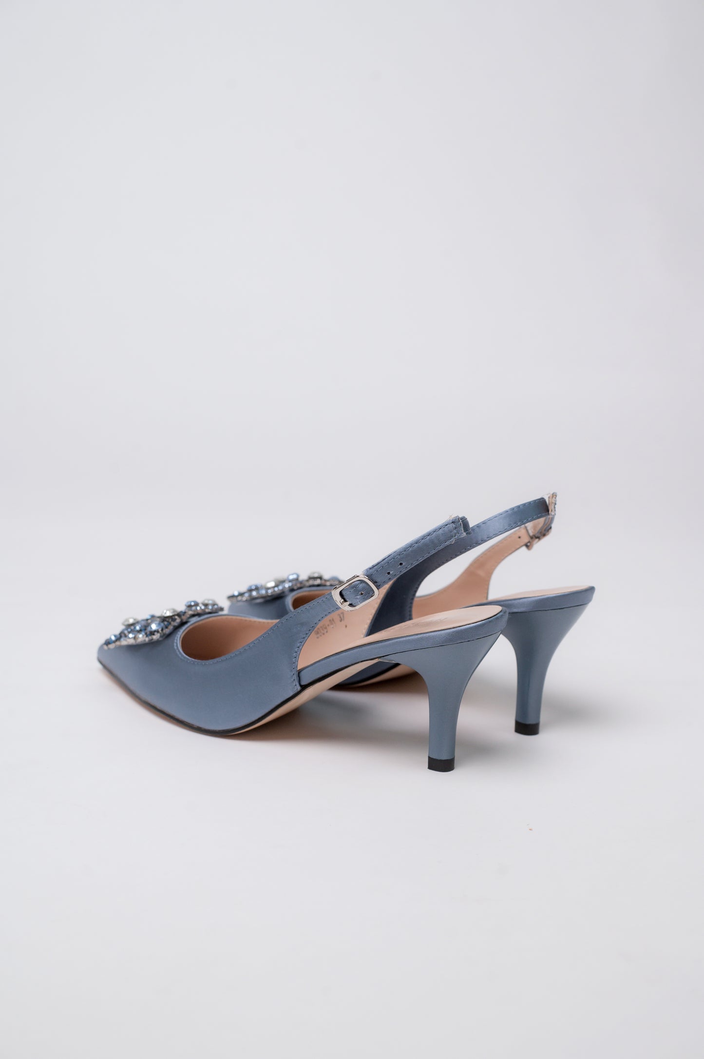 Marquise Pump Heels Light Blue