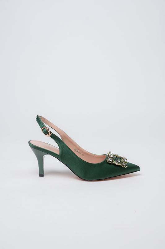 Marquise Pump Heels Green