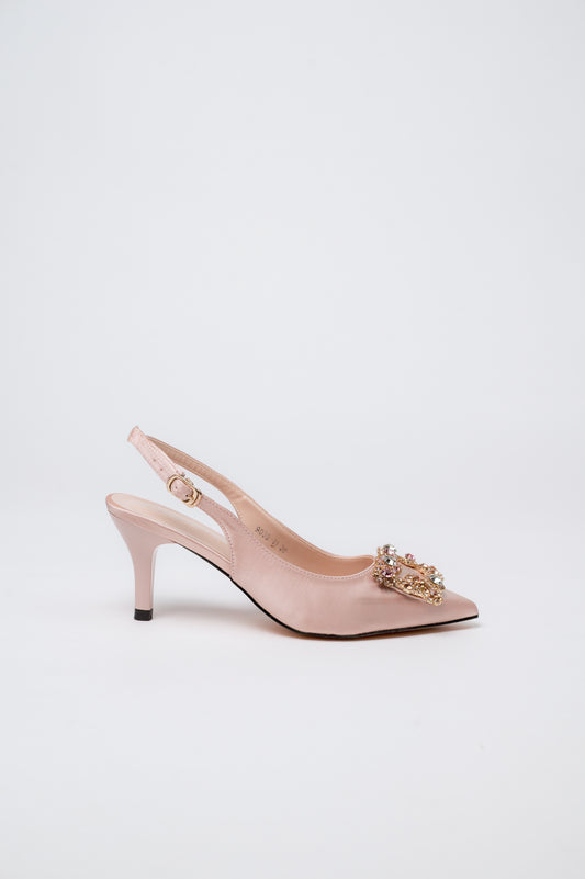 Marquise Pump Heels Rose Pink