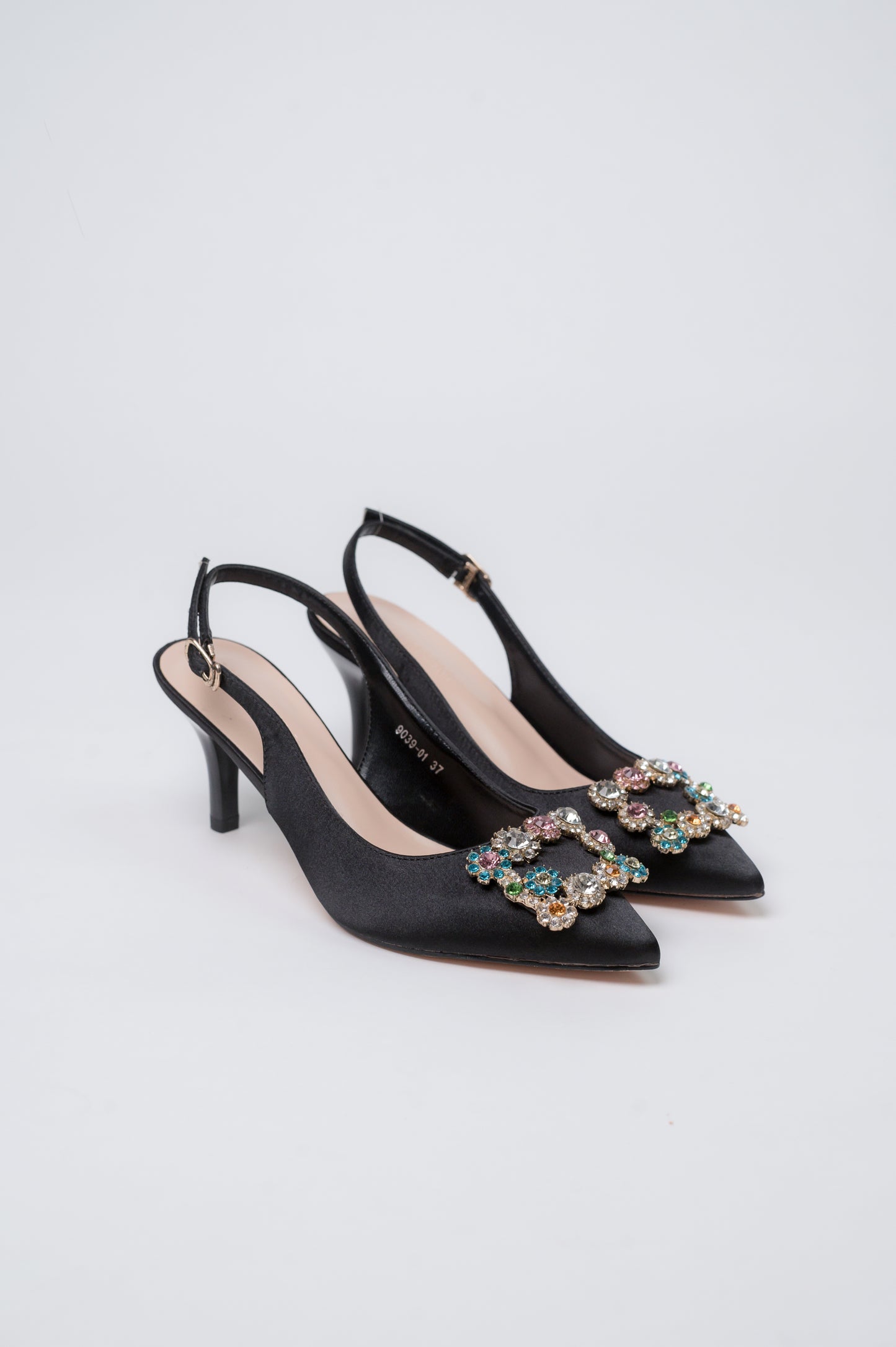Marquise Pump Heels Black