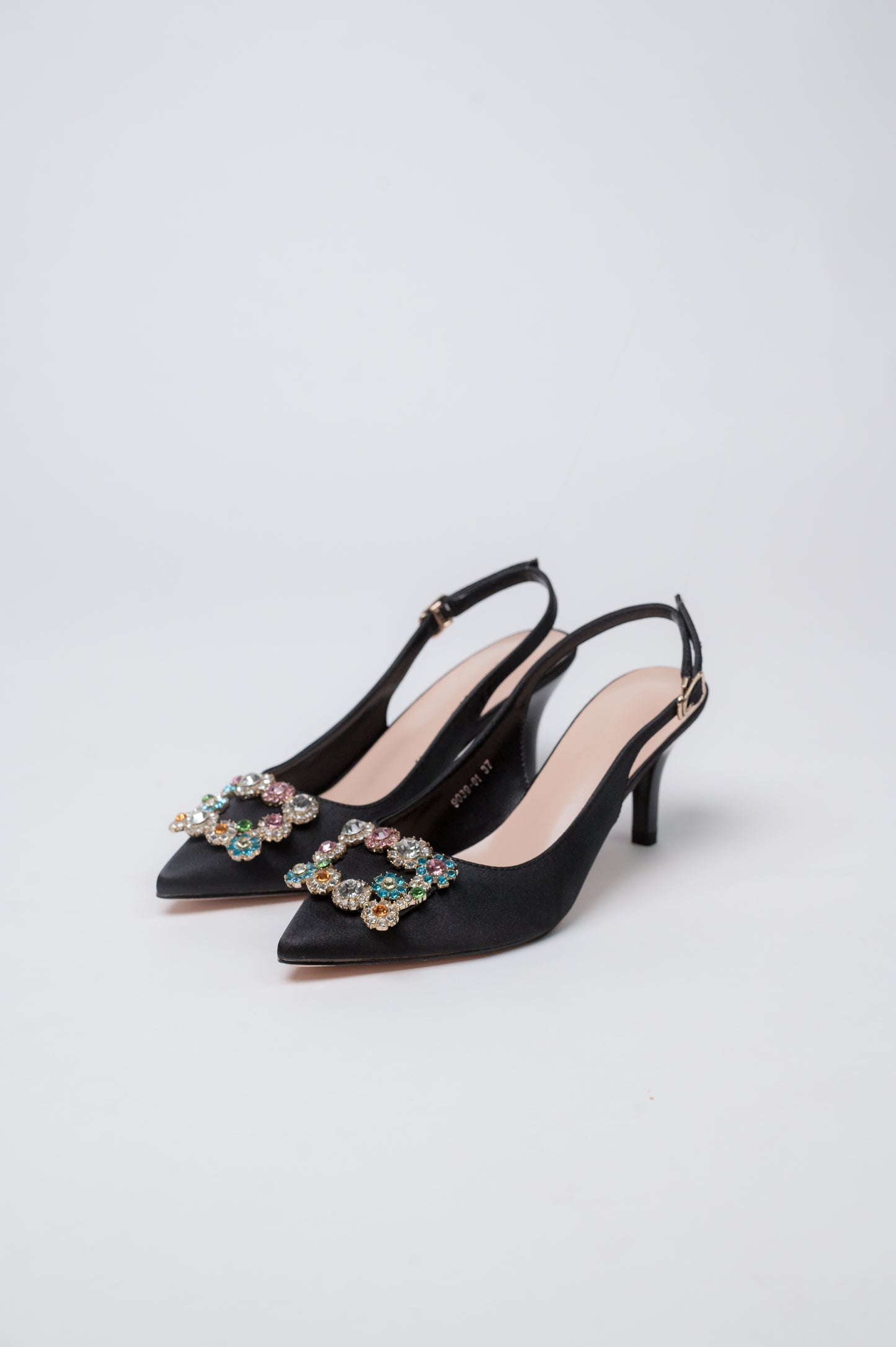 Marquise Pump Heels Black