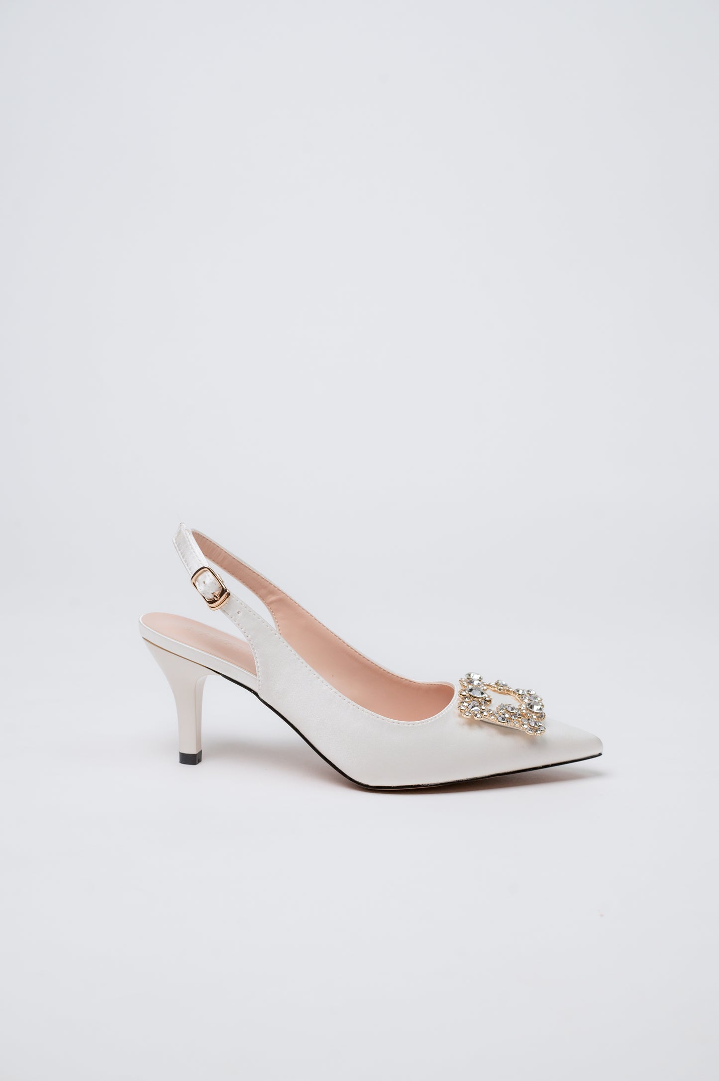 Marquise Pump Heels White