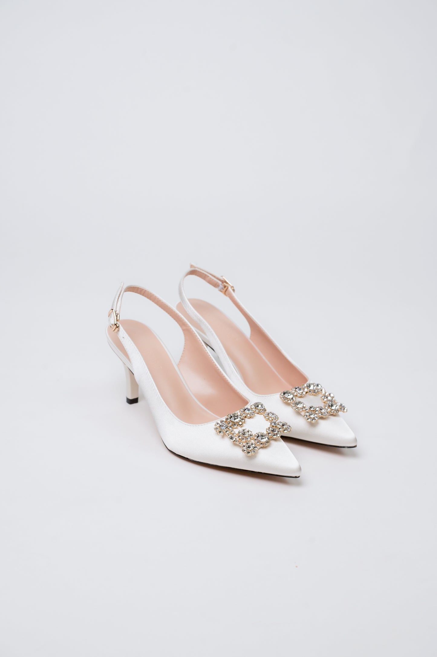 Marquise Pump Heels White