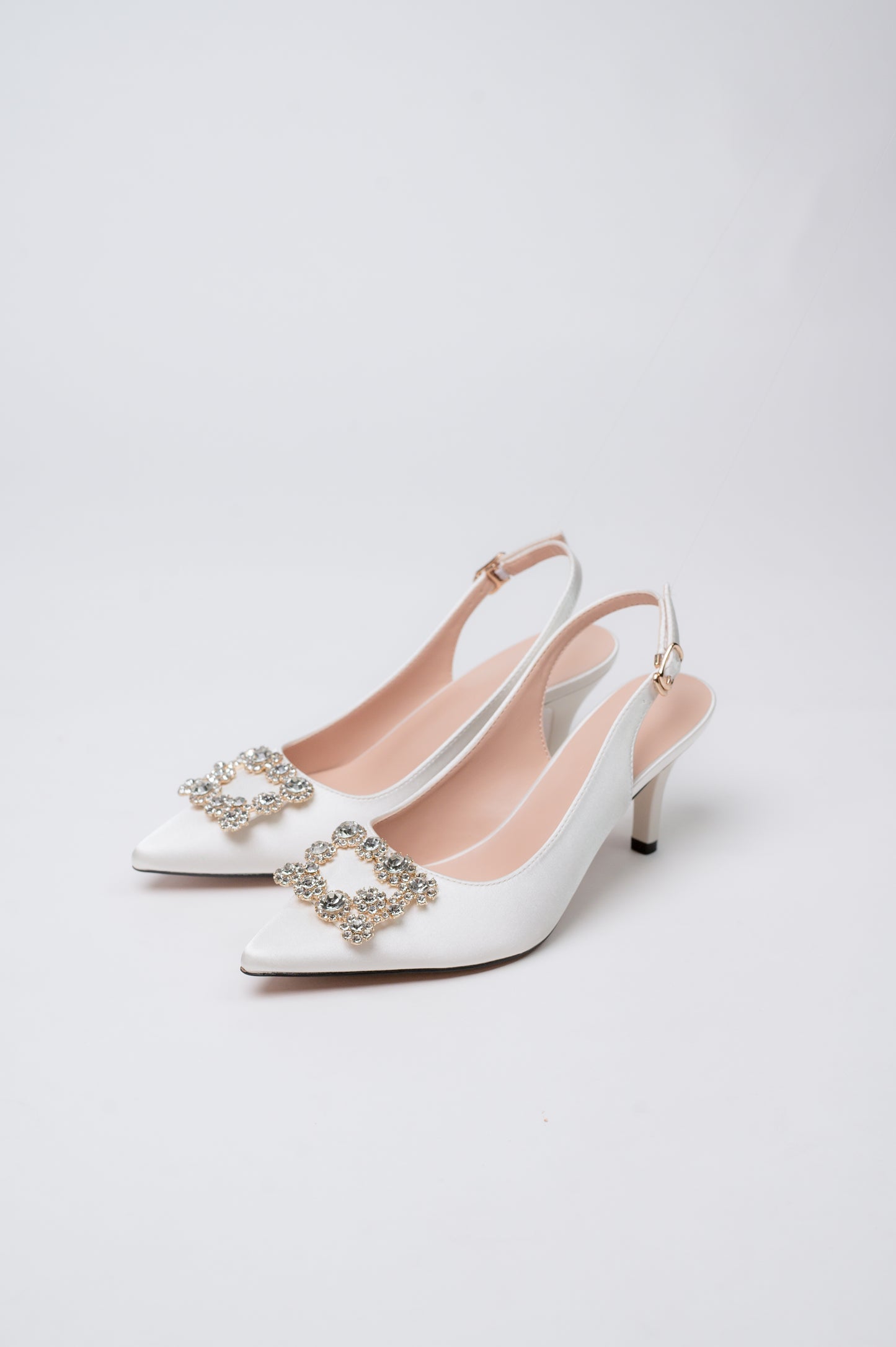 Marquise Pump Heels White