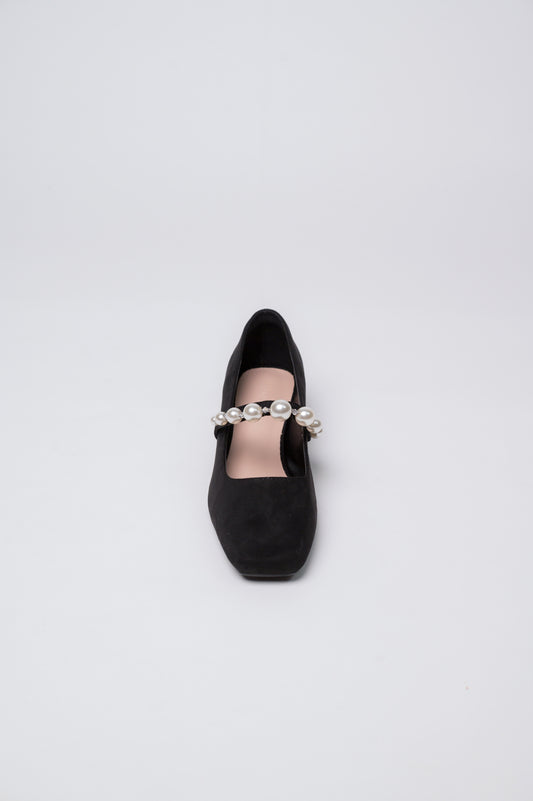 Hayley Block Heel Mary Jane Black