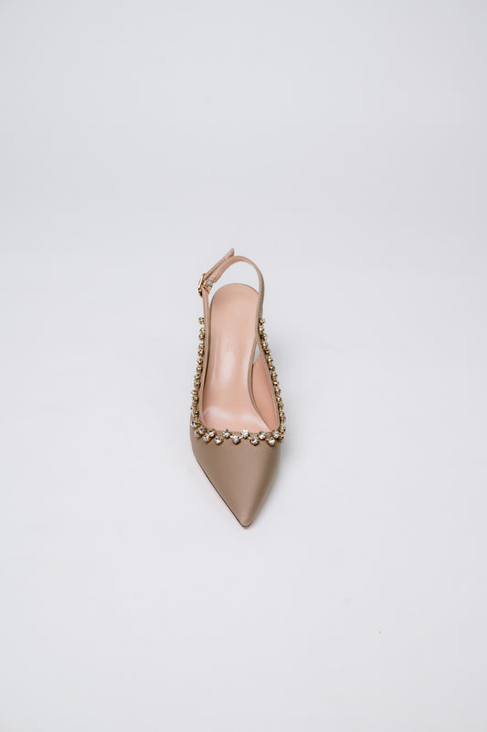 Jenine Pump Heels Khaki